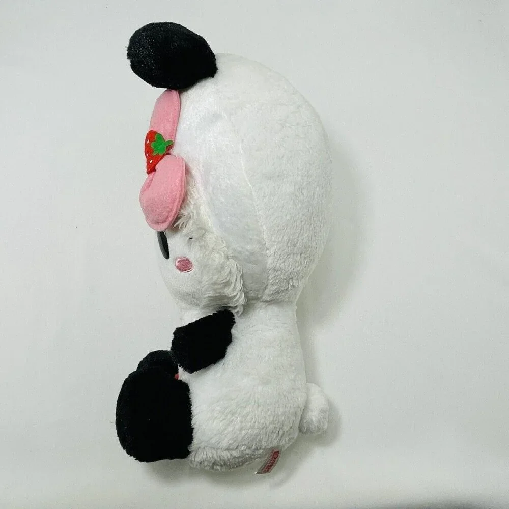 Japanese Original Sanrio Hello Kitty Panda Plush Toy Costume Strawberry Kawaii - Picture 3 of 10